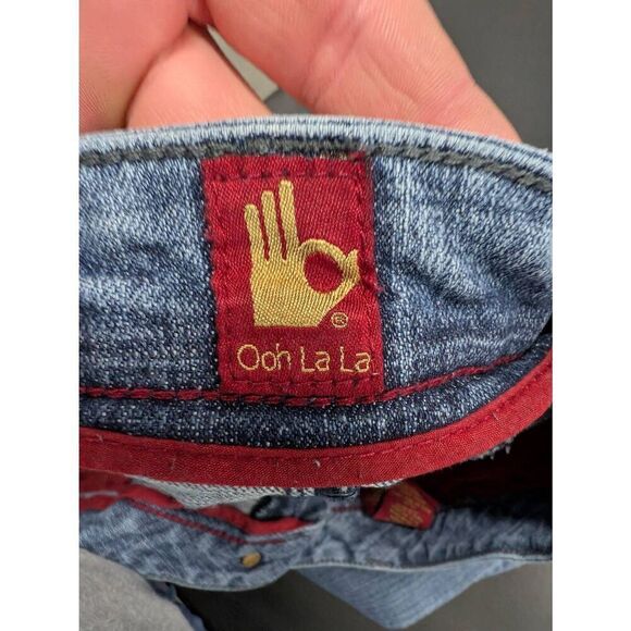 Ooh La La Light Blue Wash SASSON BOOTCUT BOOGIE Jeans Women's Size 14 - Picture 2 of 8